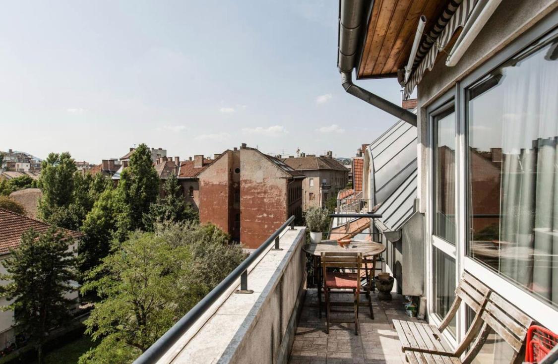 Ferienwohnung Penthouse -By The Danube Budapest Exterior foto